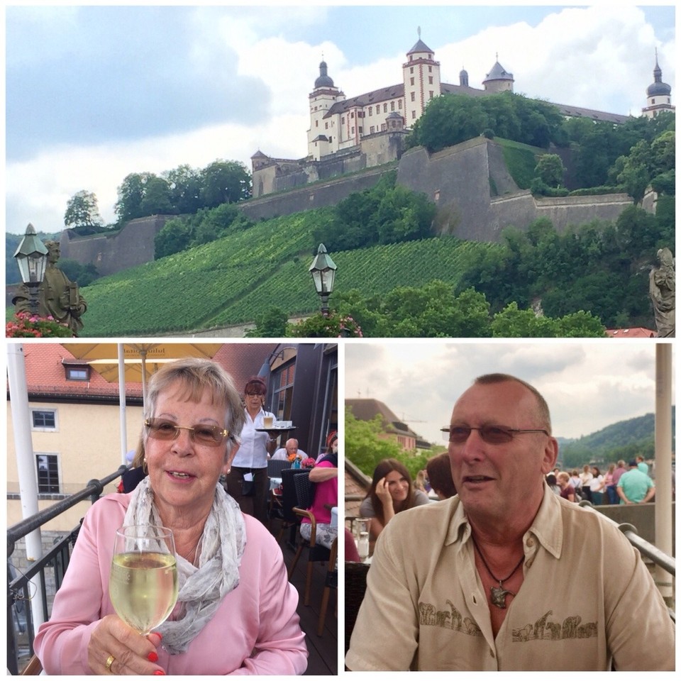 Deutschland - Würzburg - Brückencafe traumhafter Platz zum Relaxen 