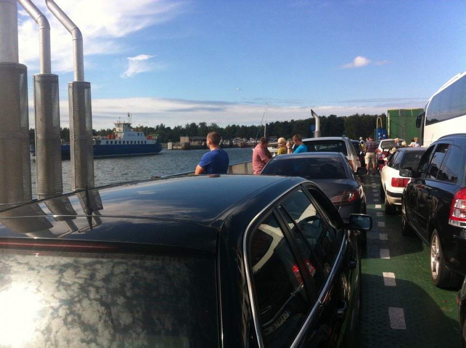 Lithuania - Ventė - Überfahrt von Klaipeda (dt: Memel) auf die Kurische Nehrung