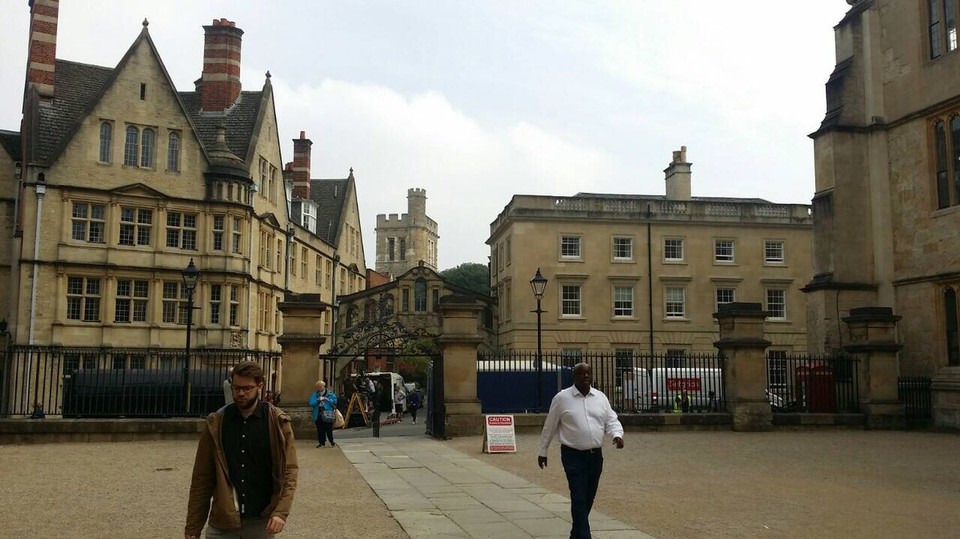  - United Kingdom, Oxford - Looking towards Hertford Bridge. 