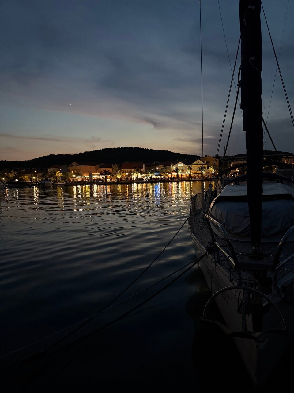 Kroatien - Kukljica - Kukijica bei Nacht 