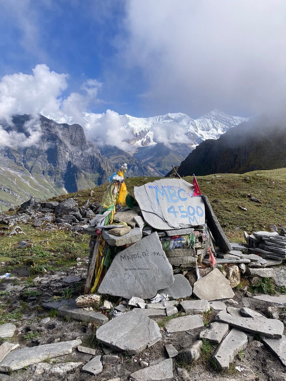 Nepal -  - Mardi Himal lower Base Camp (4210m)