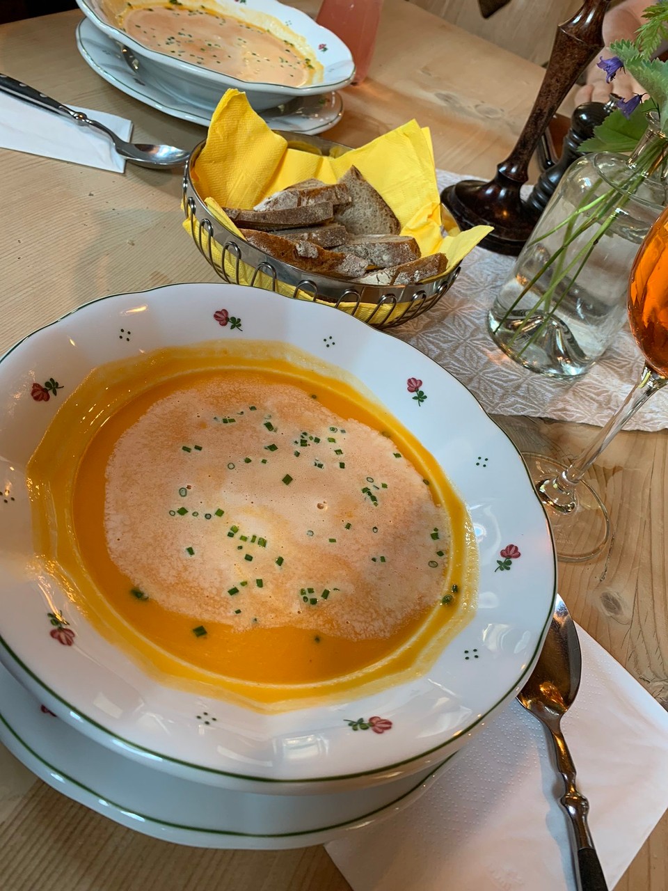 Österreich - Lech - Paprika-Komos-Chili-Suppe…. Sehr lecker!