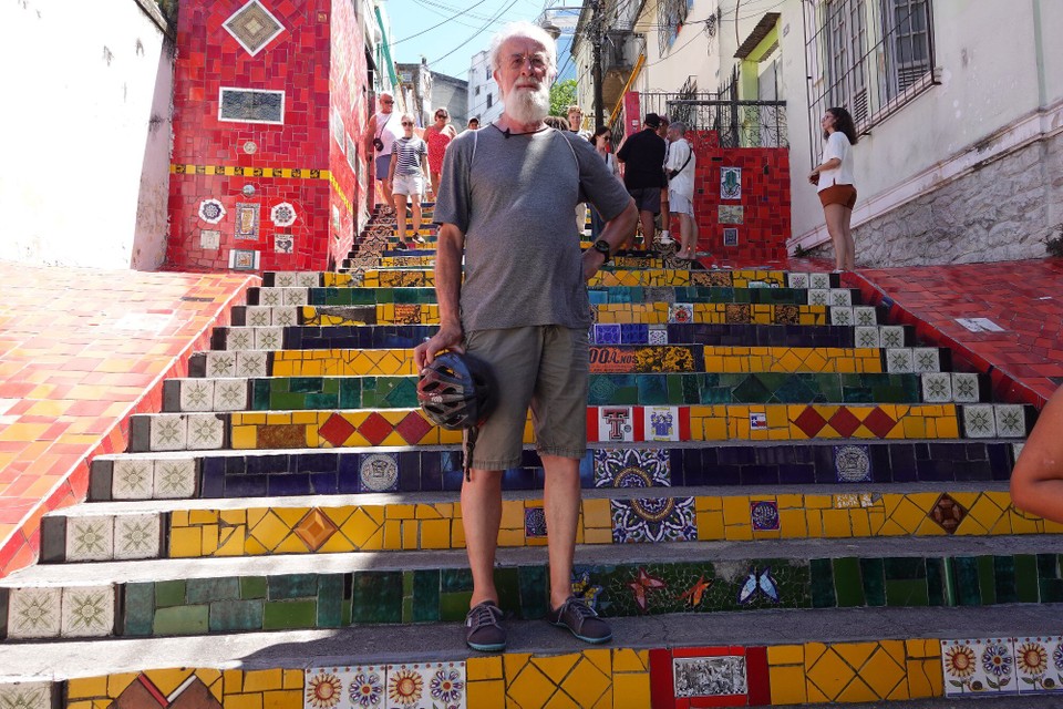 Brasilien - Rio de Janeiro - Jacques an der Selarontrap