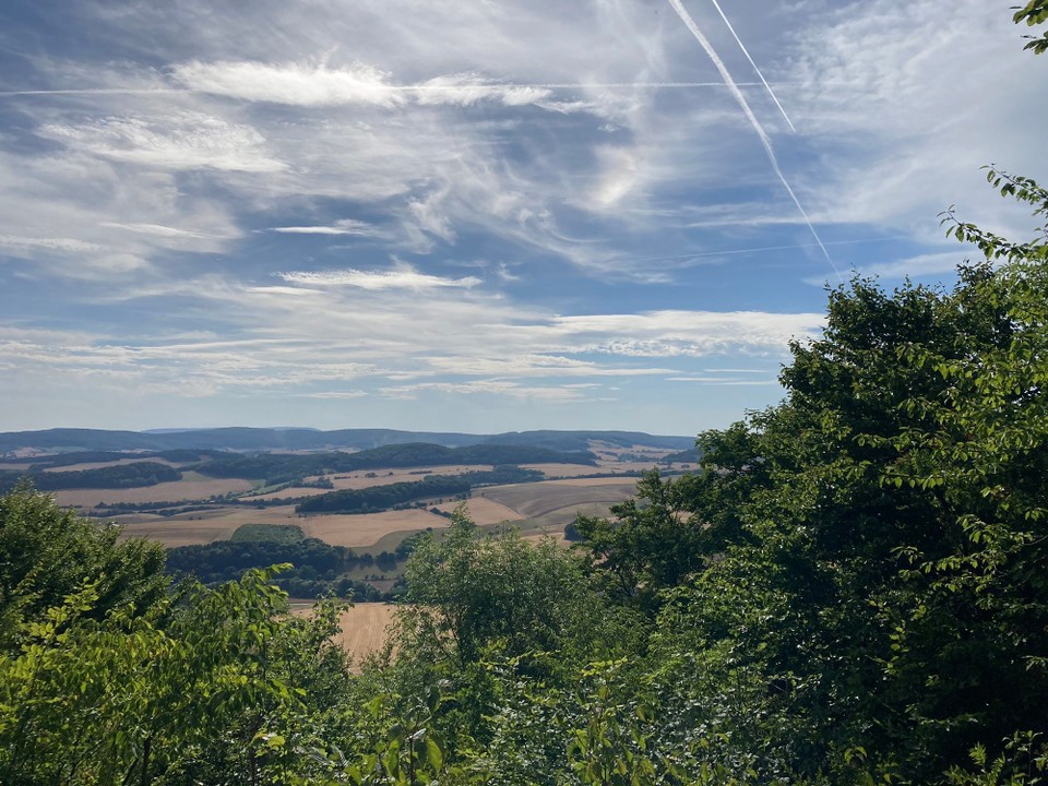 Deutschland - Schimberg - Ausblicke bei der Mini-Wanderung 