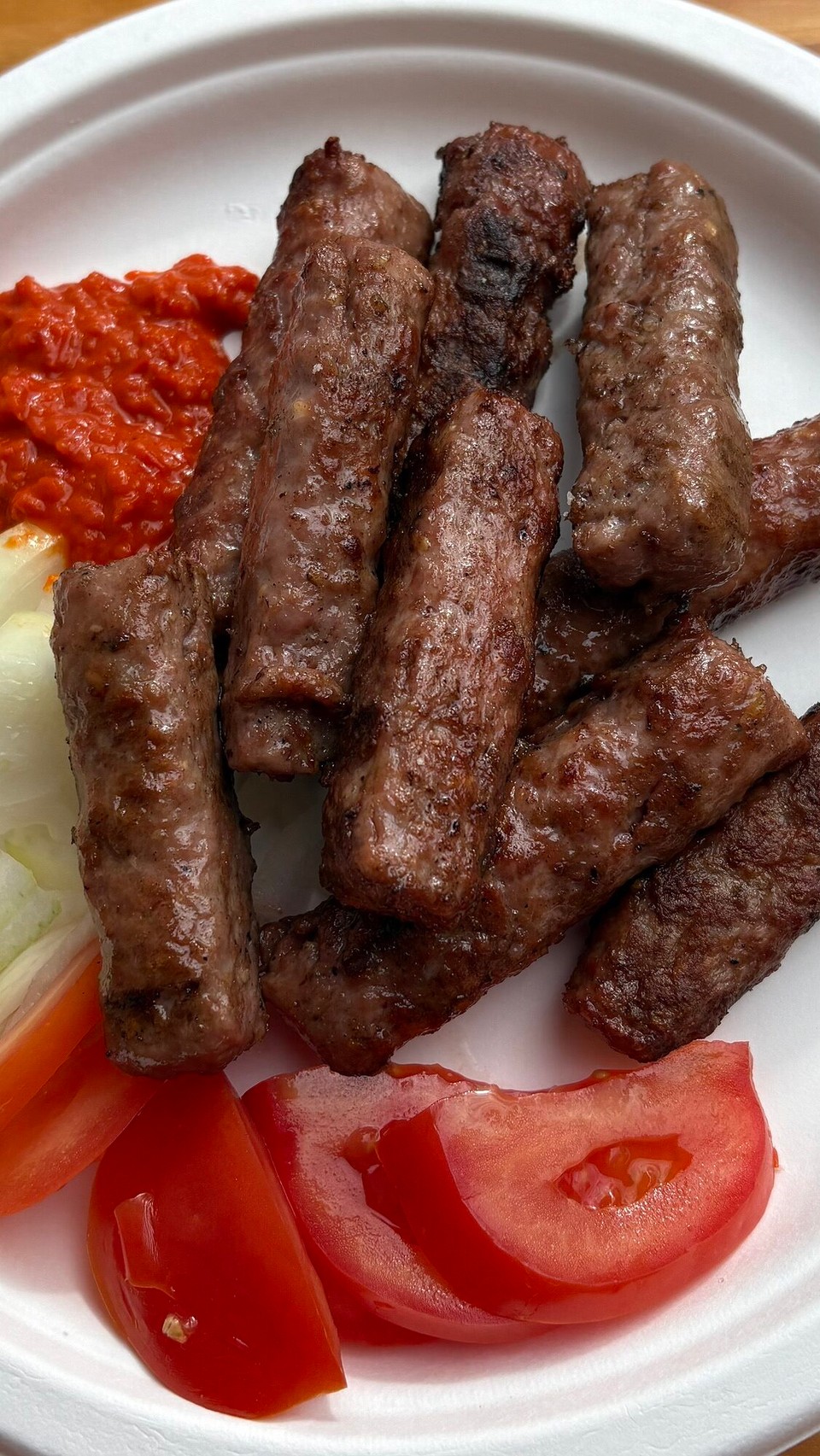 Slowenien - Šentilj v Slovenskih Goricah - …mit einer letzten Runde Cevapcici 