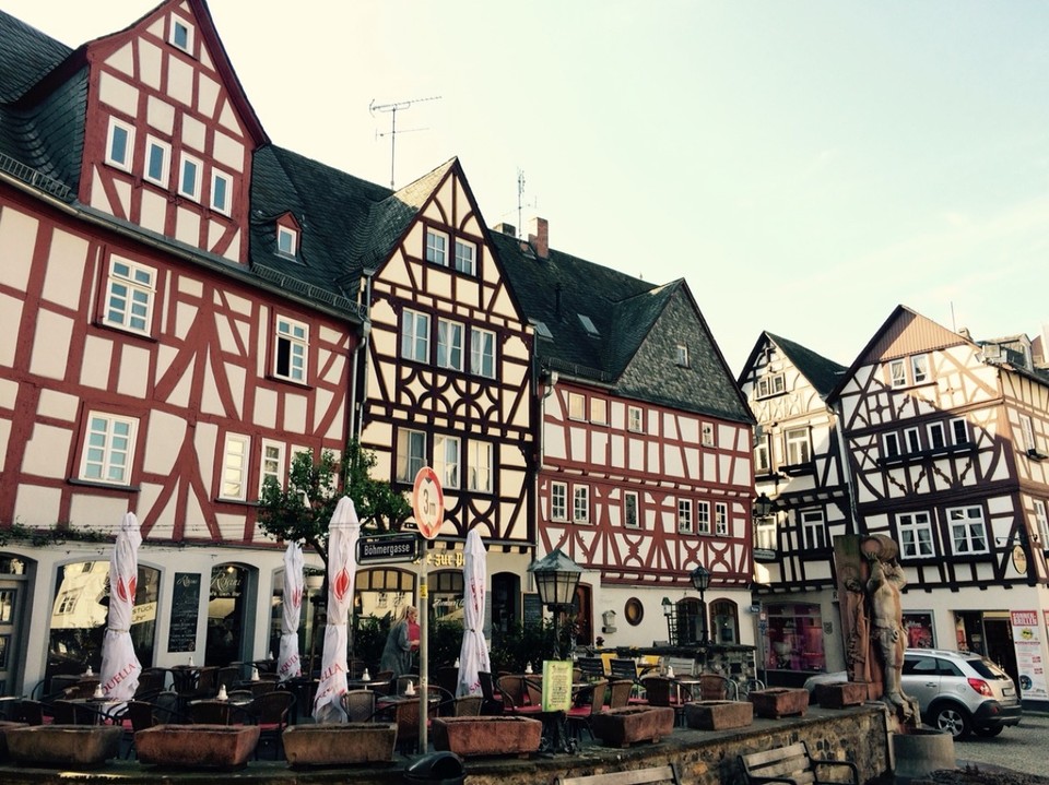 Deutschland - Limburg an der Lahn - Fachwerkhäuser auf der Plötze.