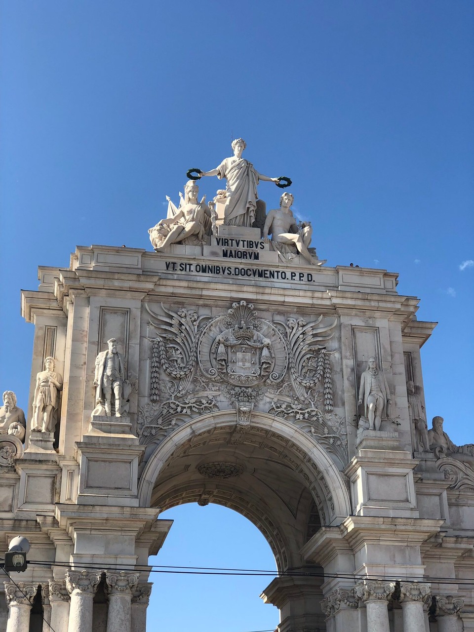 Portugal - Lisboa - Arco da Rua Augusta am Praça do Comércio