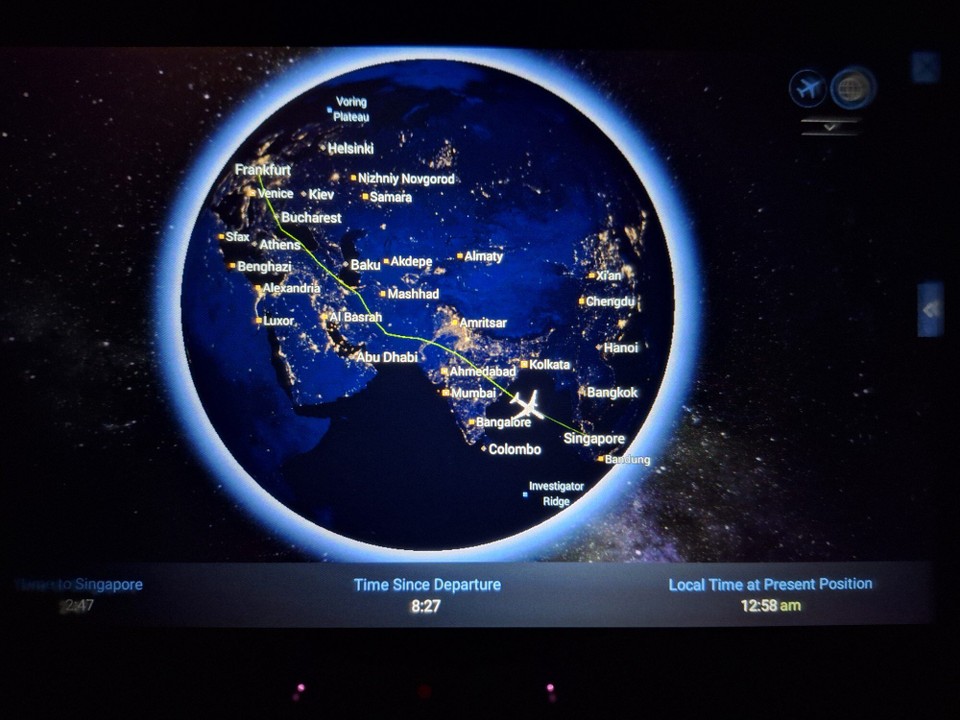 Deutschland - Frankfurt am Main - Unsere Flugroute