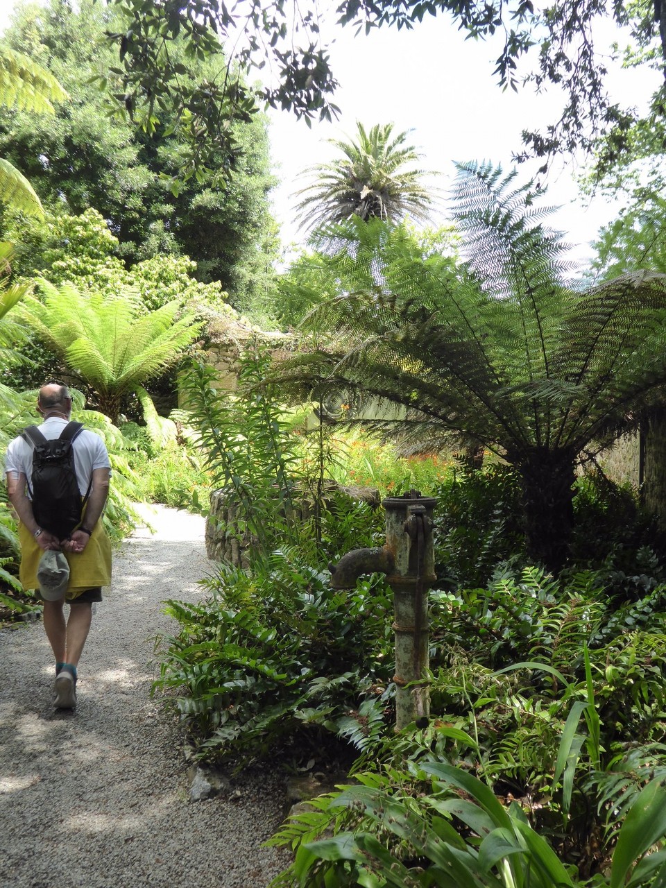 United Kingdom - Isles Of Scilly - A perfect day to stroll around the abundant gardens, or sit and admire the statues.