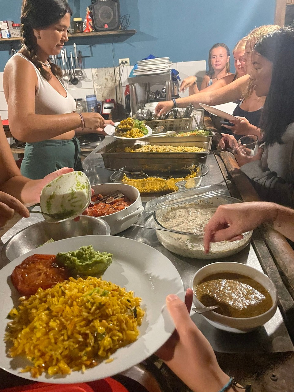 Costa Rica - Santa Cruz - Community-Dinner 🥘 