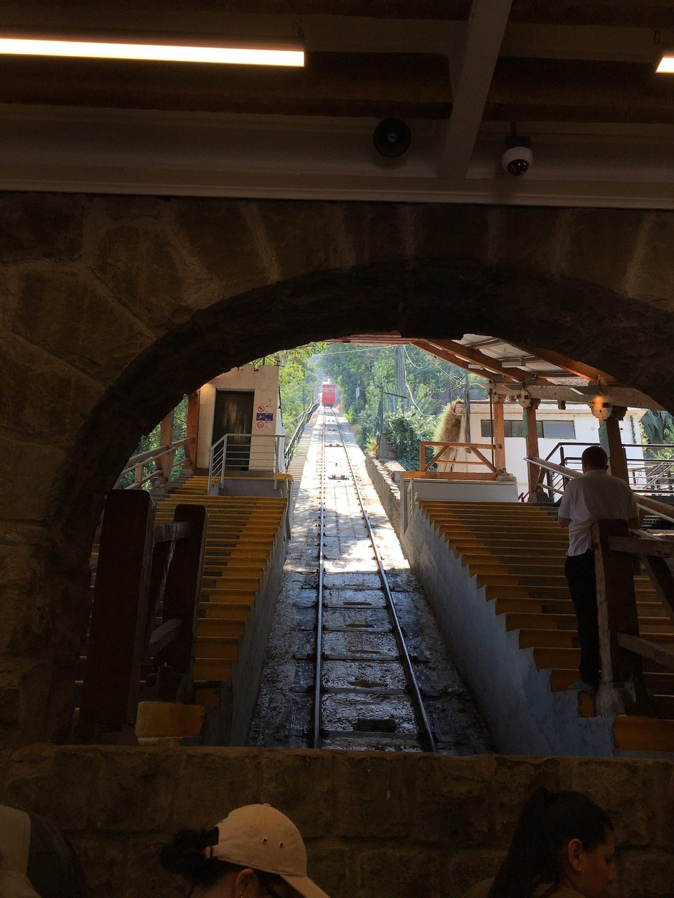 Chile - Santiago - The funicular to San Christobel