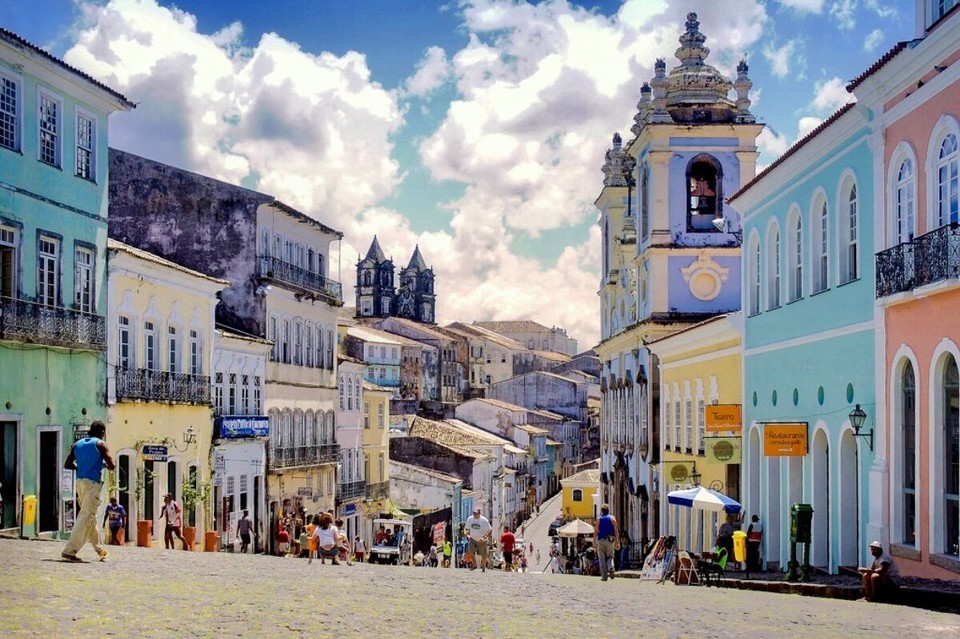 Brasilien - Salvador - Der schönste Platz in Salvador Unesco ! Hier wurden eins am Pranger die Sklaven verkauft!
