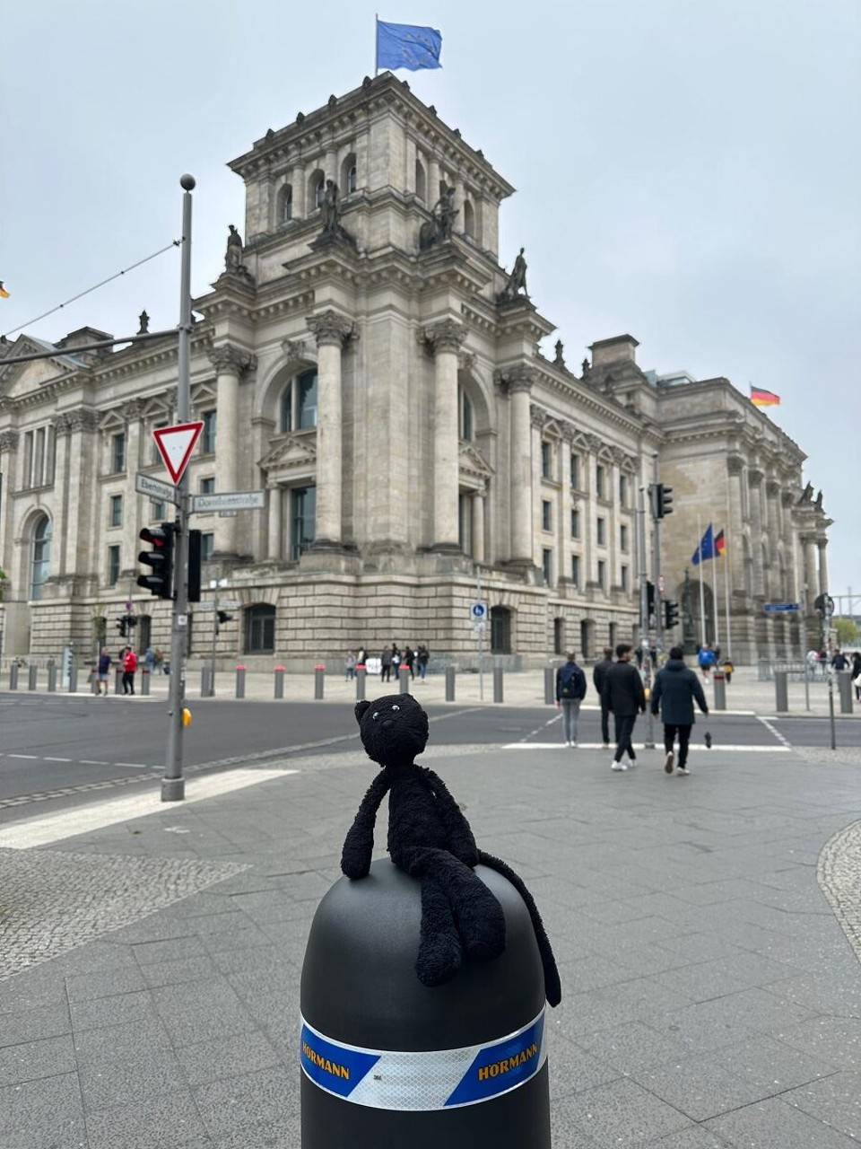 Germany - Berlin - Grown ups make big decisions in the building behind me...