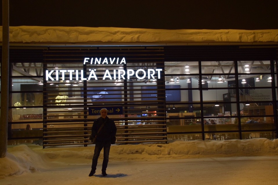 Deutschland - Hamburg - Endlich angekommen in Kittilä, nur Minus 9 Grad 