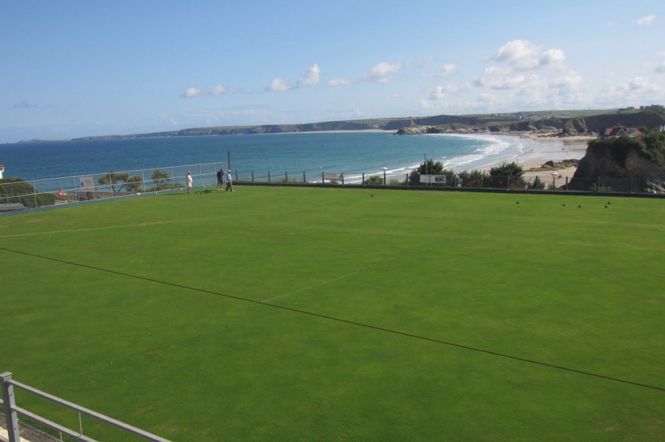 Vereinigtes Königreich - Newquay - Bowling  am Strand