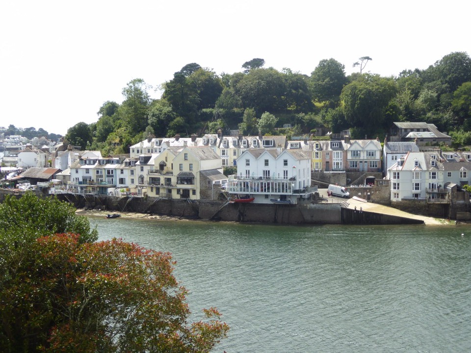 United Kingdom - Fowey - Many of the houses in Fowey have steps down to the water, and we liked this ingenious way of storing ribs.
