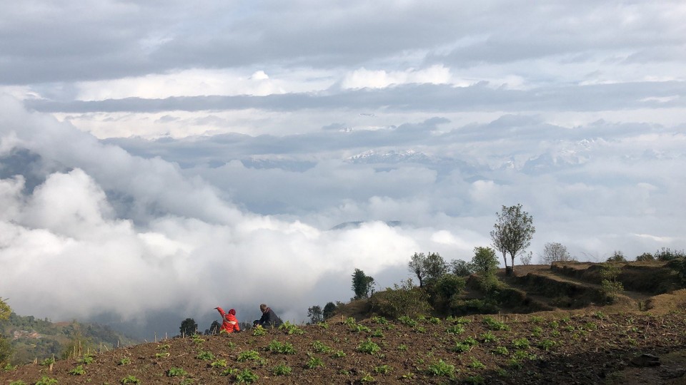 Nepal - Panchase - Über den Wolken 