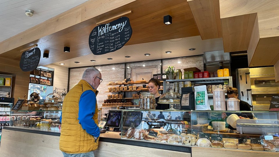 Norwegen - Bergen - Erst mal einen Kaffee