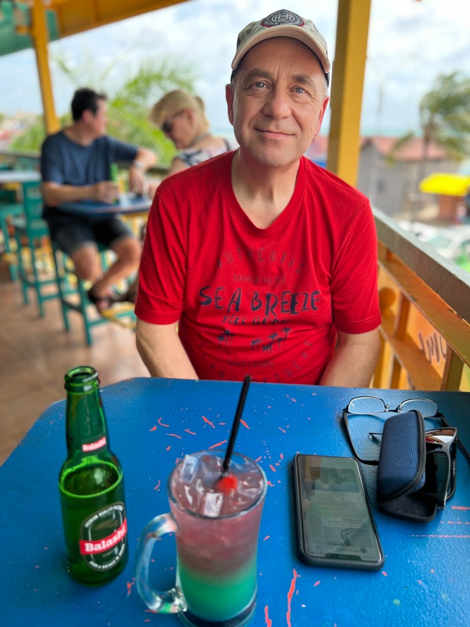 Aruba - Oranjestad - Zum Abschluss eine kleine Erfrischung 
