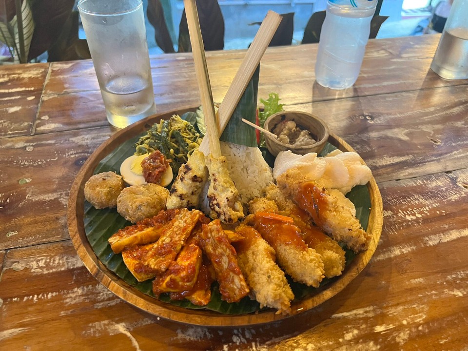 Indonesien - Gianyar - Nasi Campur