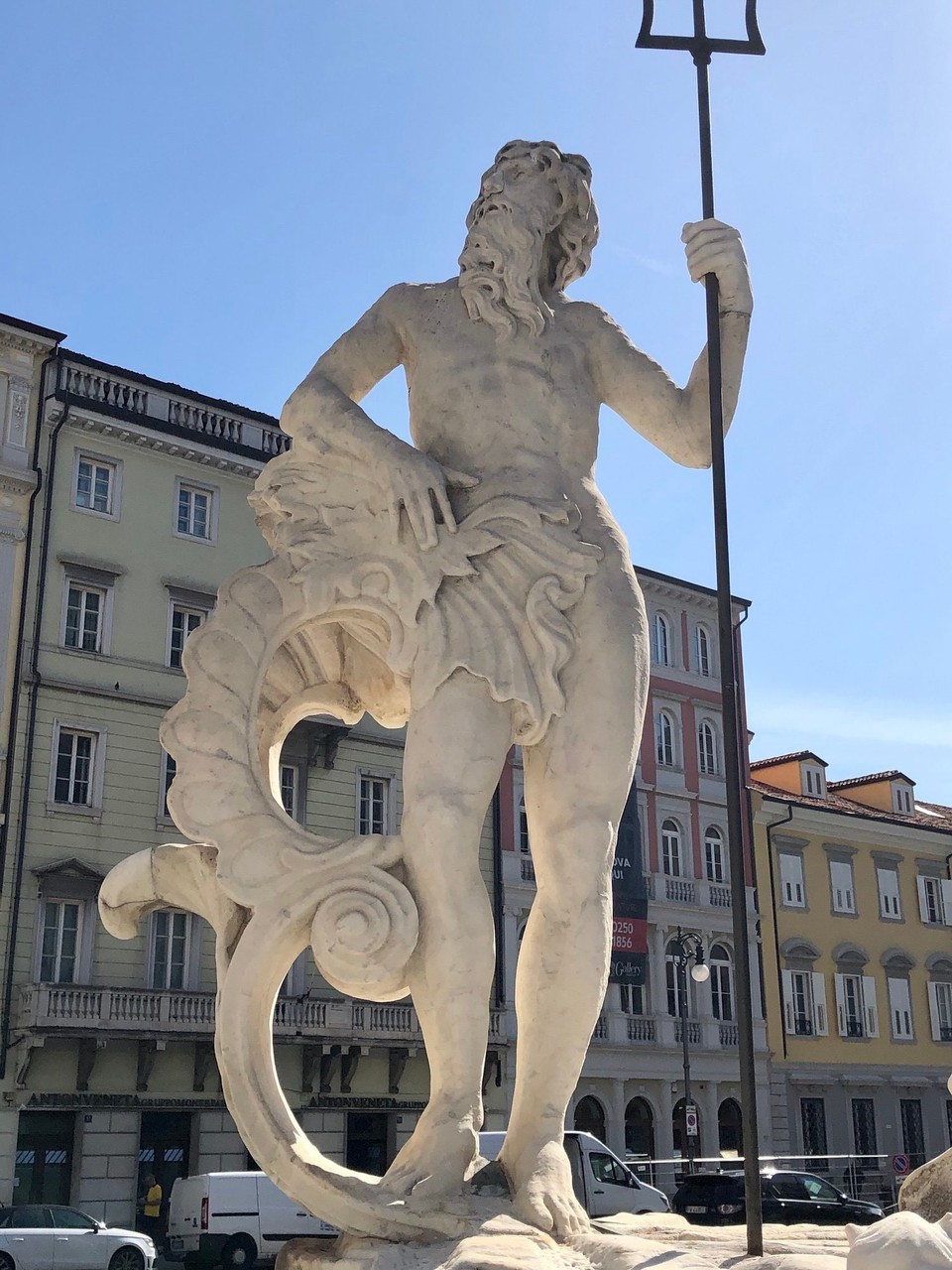 Slowenien - Piran - Triest Neptunbrunnen