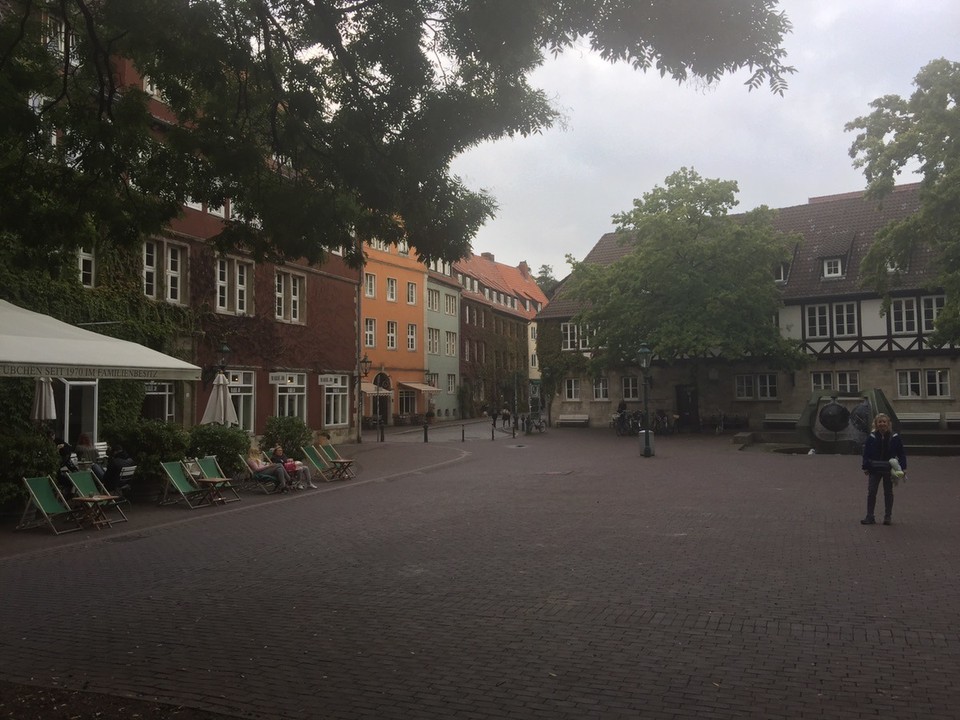  - Germany, Hannover - The Ballhof. Hannover's oldest gymnasium. This is the location where Henry the Lion held court in 1163. The gymnasium was built 1649-1664 by Duke Georg Wilhelm for festivities and badminton. 