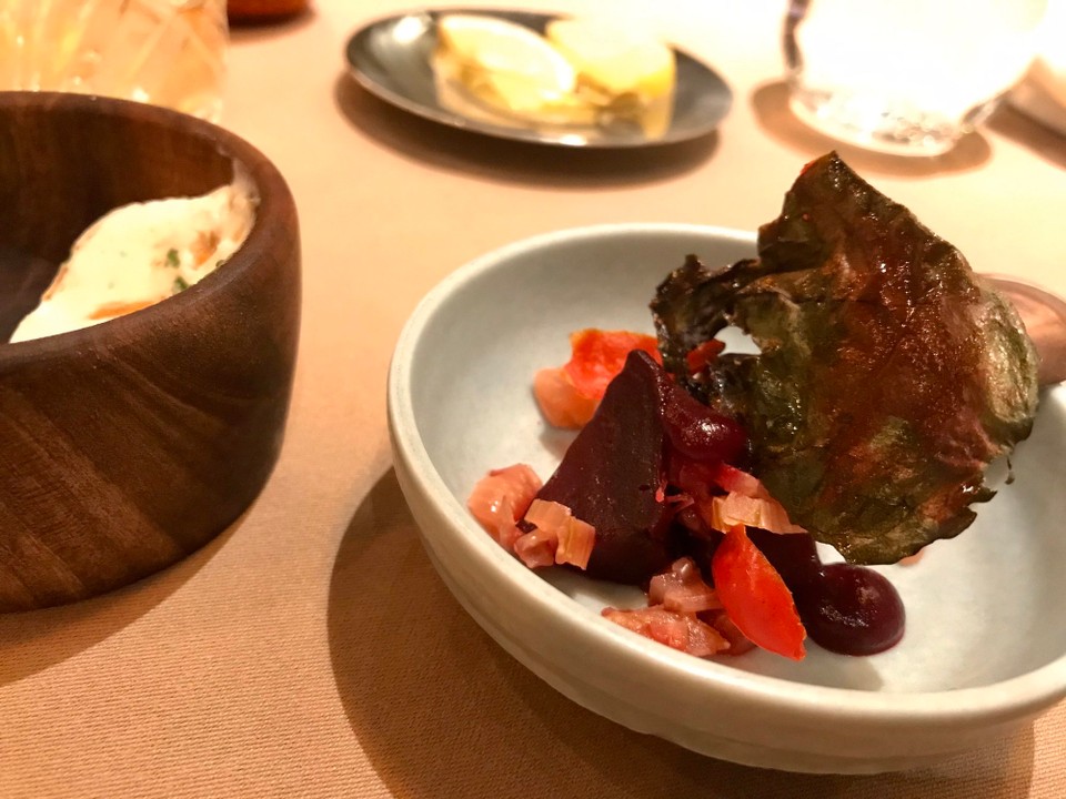 Ungarn - Budapest V. kerület - Amuse Bouche | Bete Root | Onions