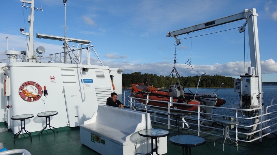 Finnland - Turku - Frühstück an Bord