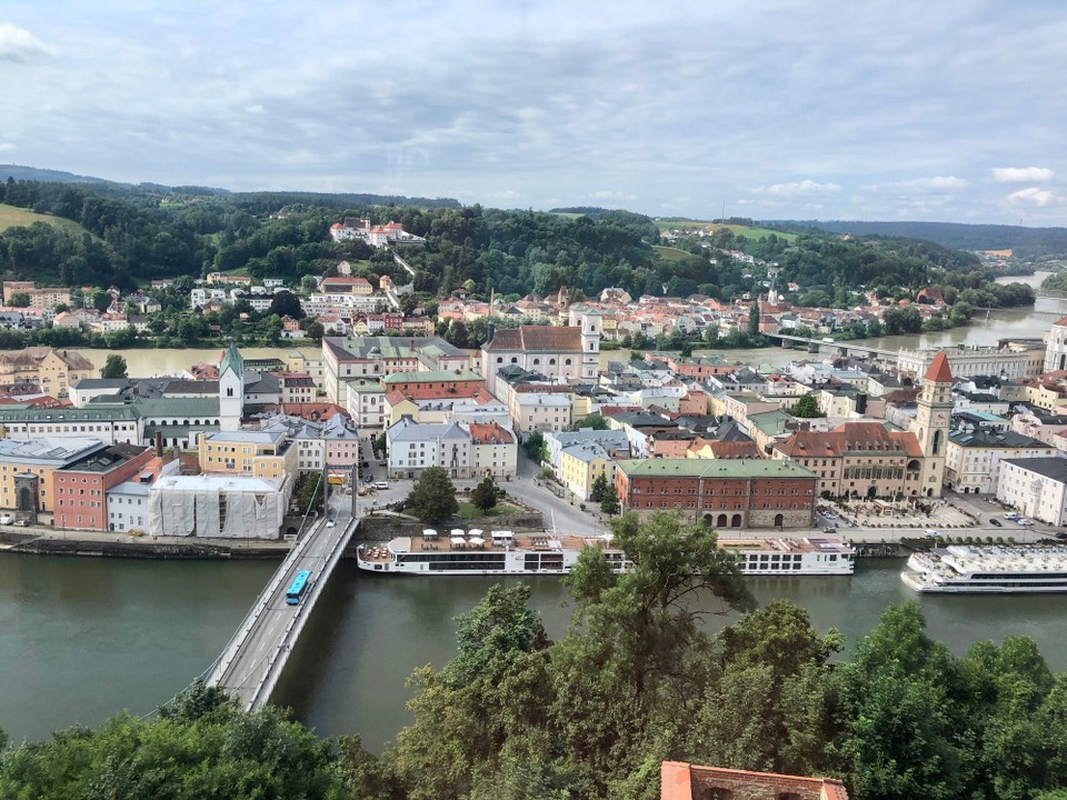 Deutschland - Ruderting - Blick auf Passau