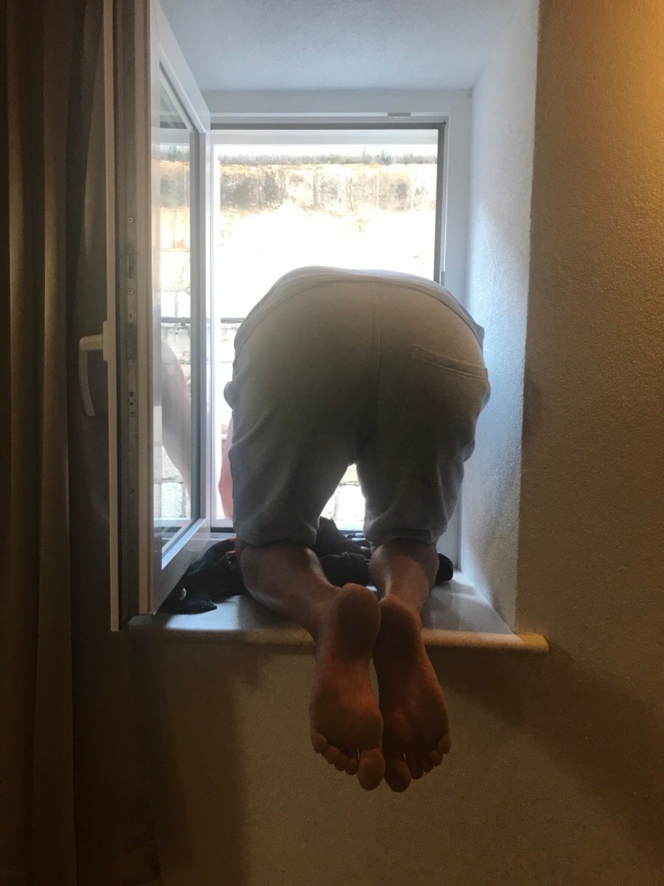 Croatia - Koločep - How he hangs our washing 
