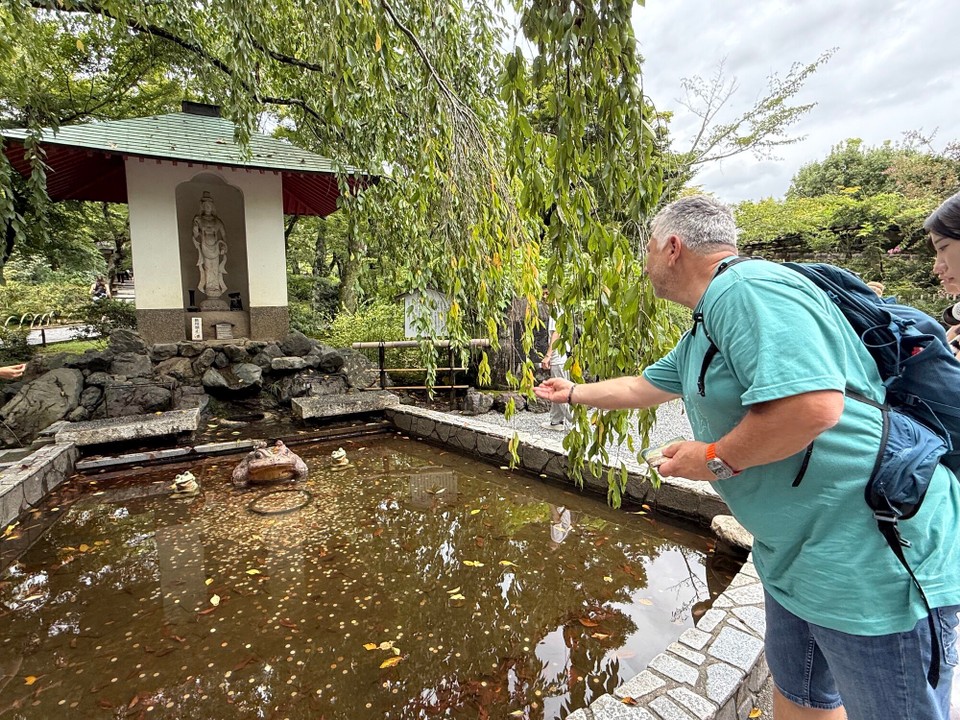 Japan - Kyoto - Alle machen mit. Der Yen muss zum Frosch
