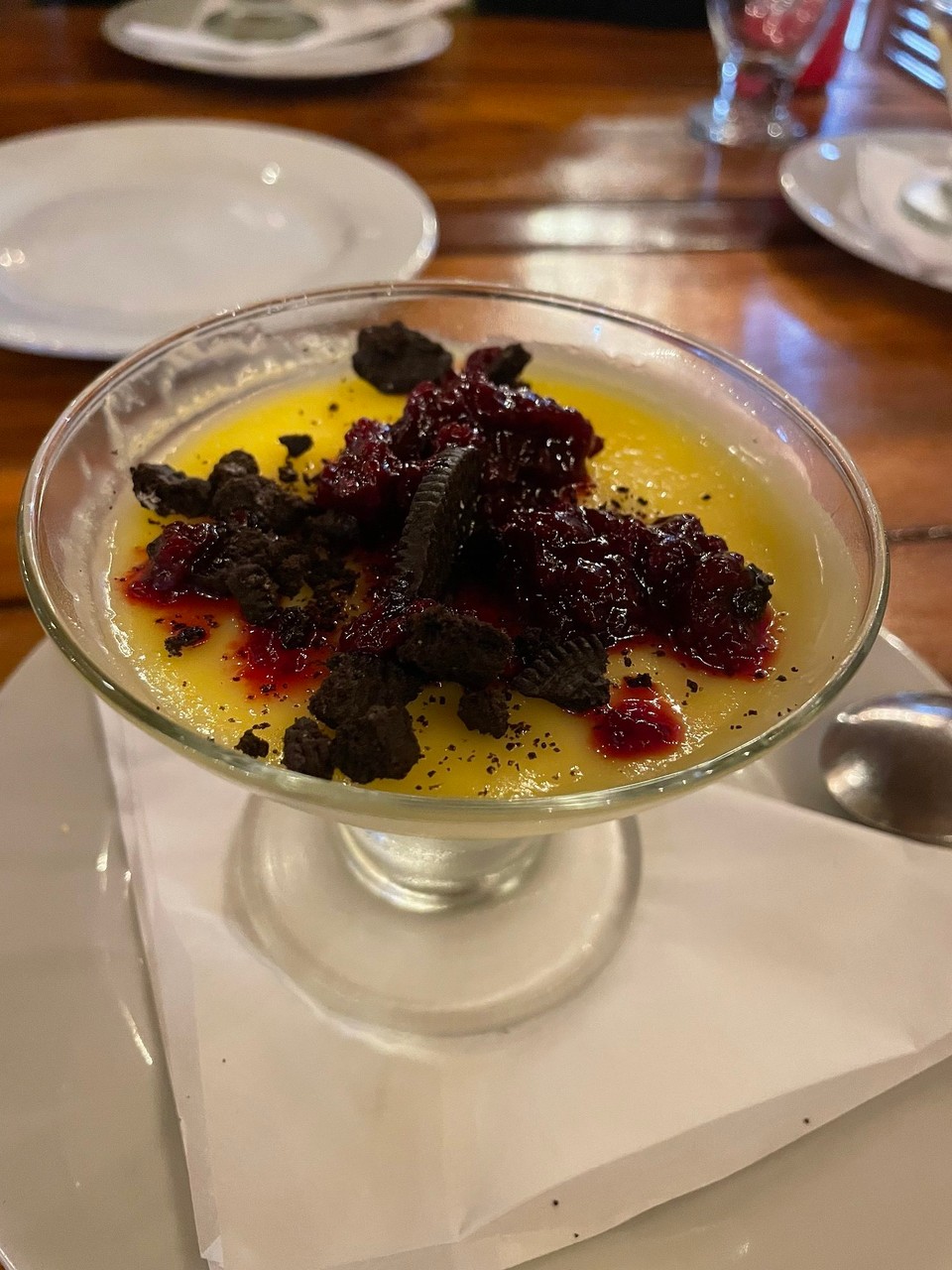 Kolumbien -  - Am Abend gab es Arroz con Camarones 🍤 und leckeres Panacotta 🍨 …