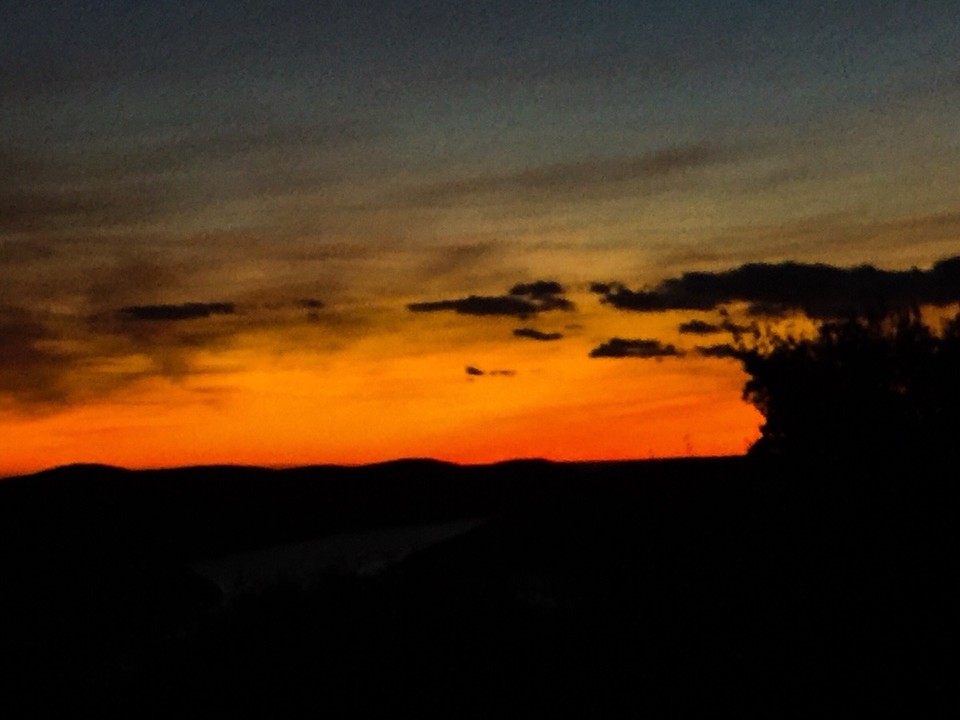 Kroatien - Kanfanar - Sonnenuntergang am Fjord
