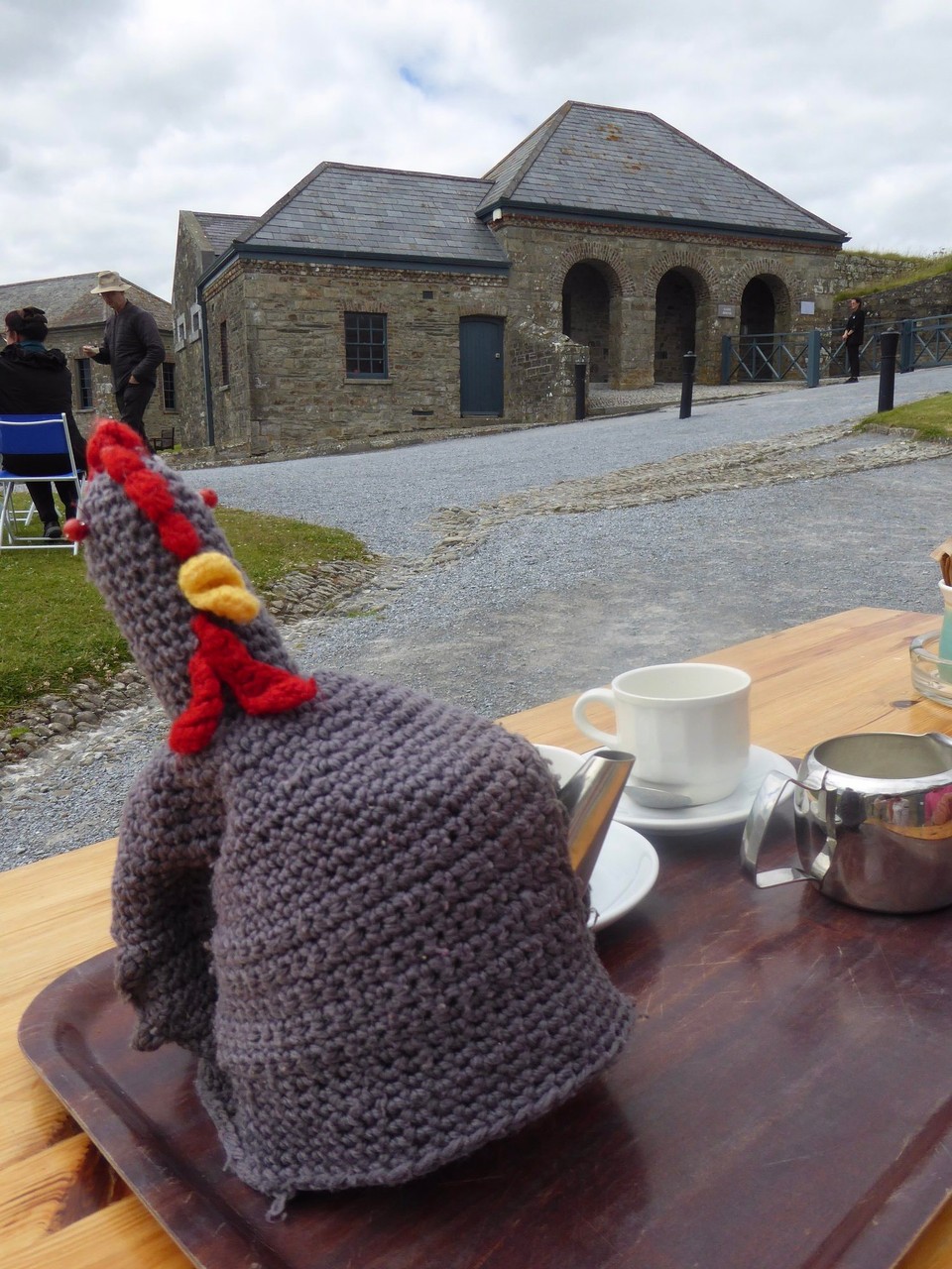 Ireland - Kinsale - A refreshing cup of tea after the 6 mile walk, as recommended by a local resident we met in Summer Cove.