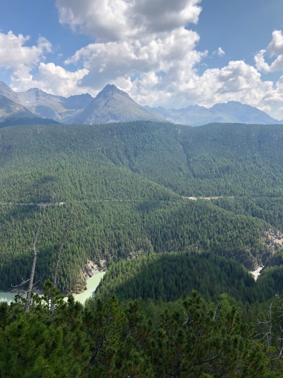 Schweiz - Zernez - Blick zurück 😊