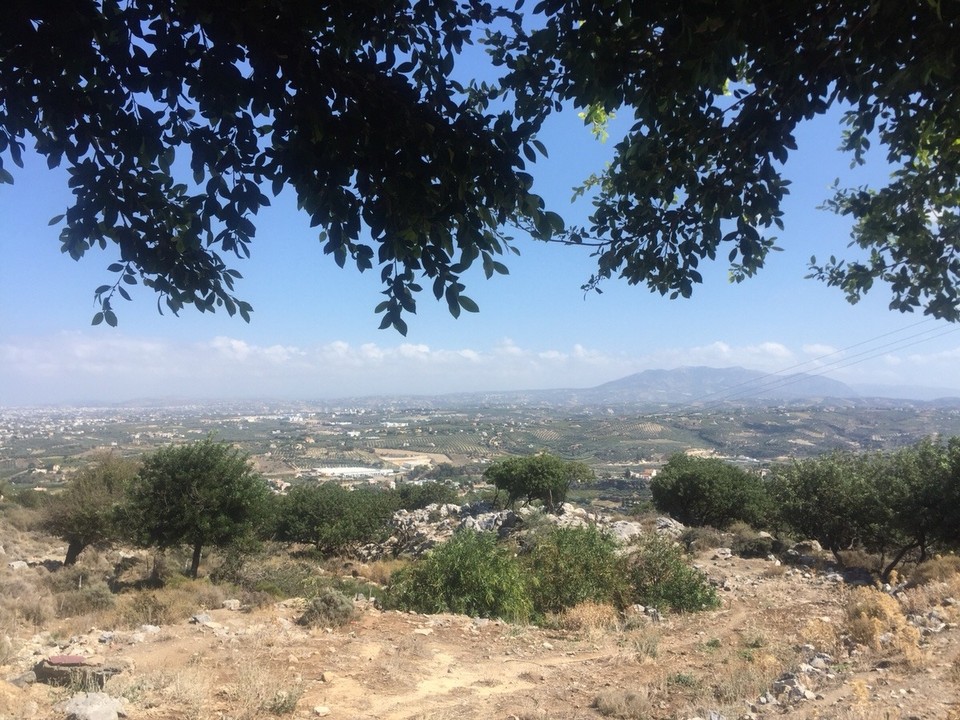 Griechenland - Chania - Von hier Blick in die Ebene