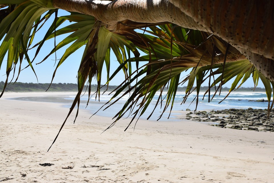 Australien - Iluka - Kurze Abkühlung am Bluff Beach