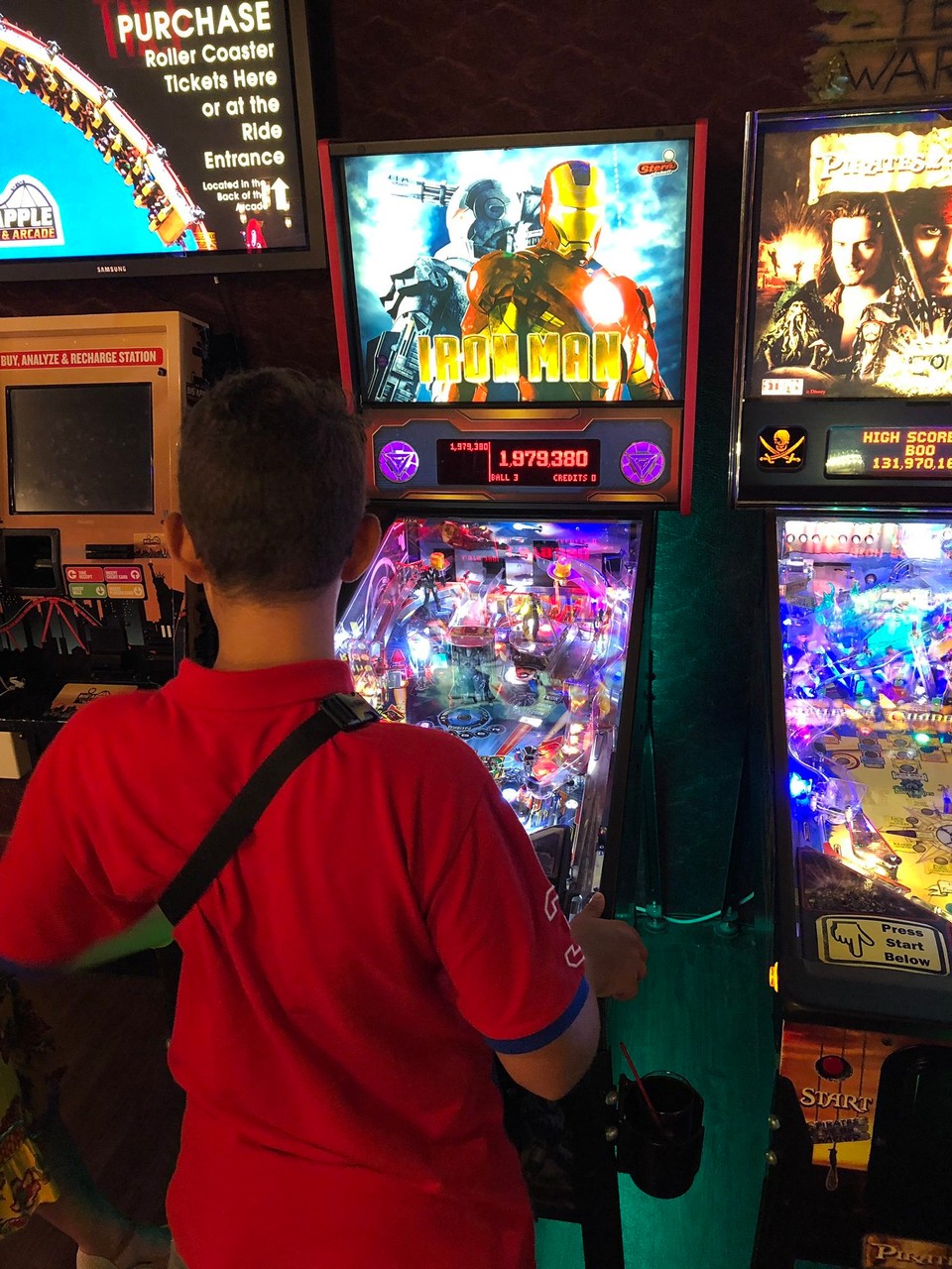 Vereinigte Staaten - Las Vegas - Joni in der Arcade