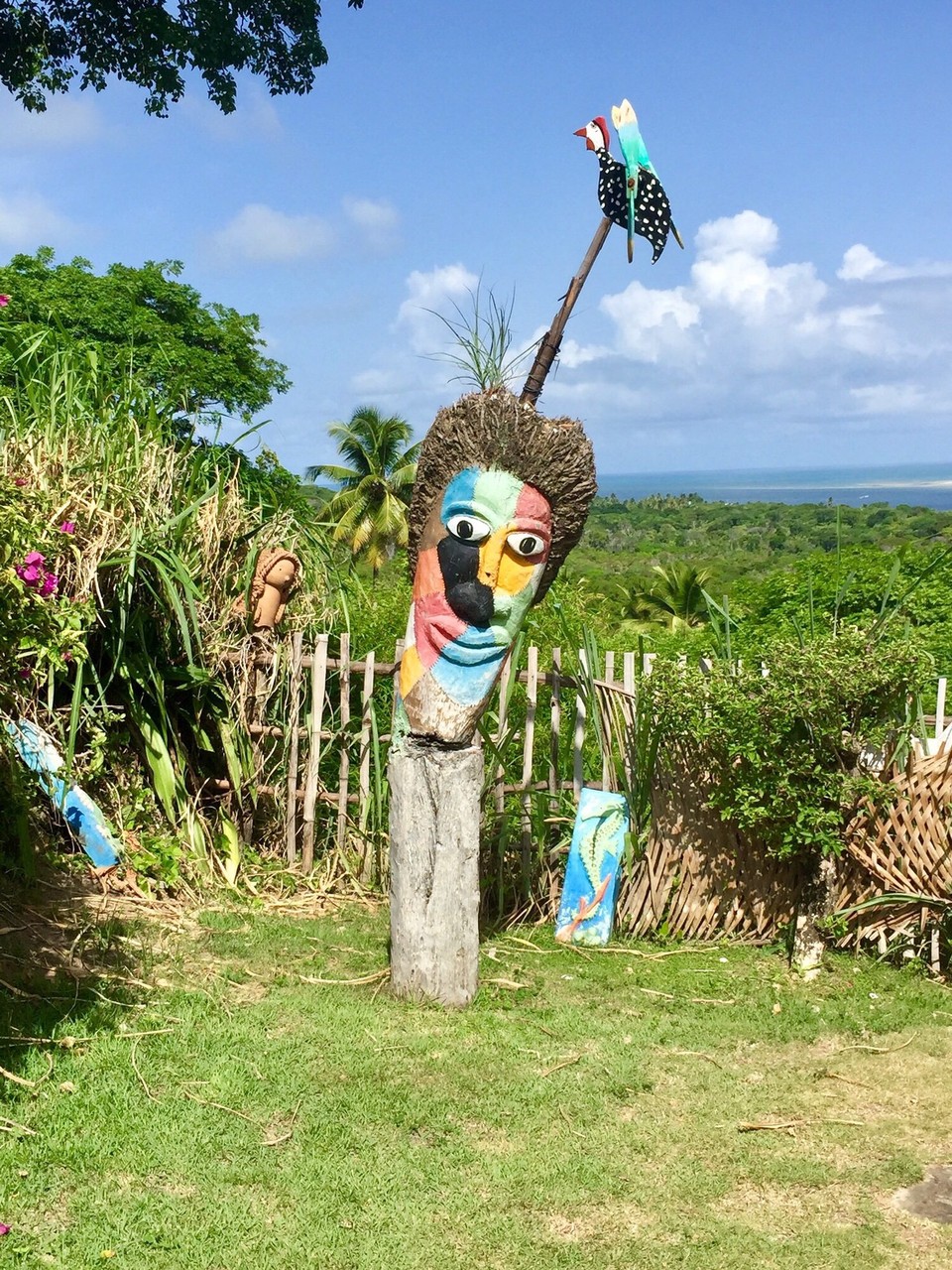 Brasilien - Ilha de Itamaracá - Künstler im Dorf