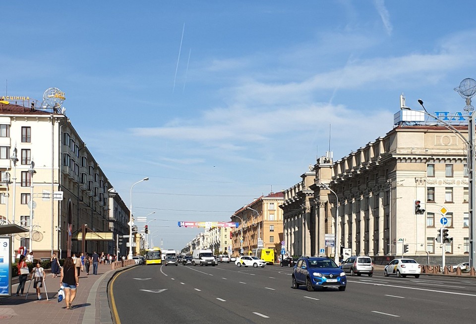 Belarus - Minsk - The main street of Minsk