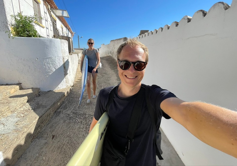 Portugal - Aljezur - Unser morgendlicher Gang durch die Altstadt zum Auto 
