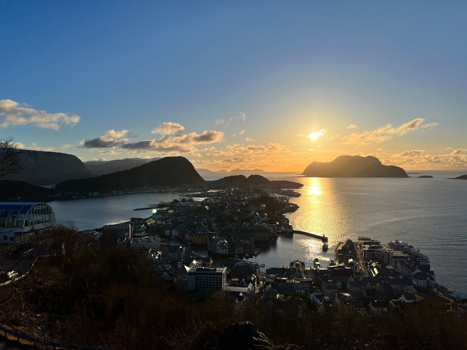 Norwegen - Ålesund - Satter Ausblick