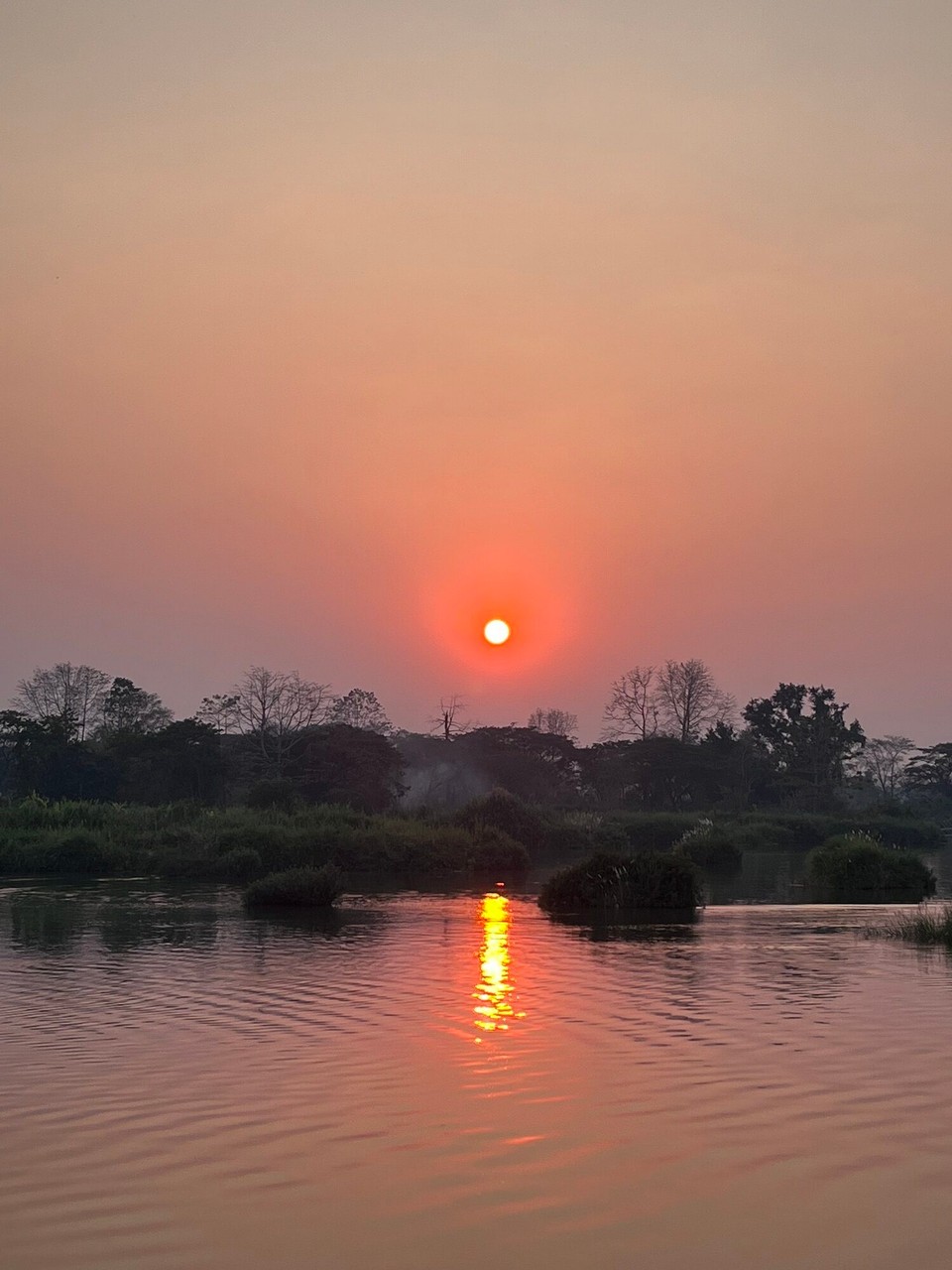 Laos -  - Last don det sunset 