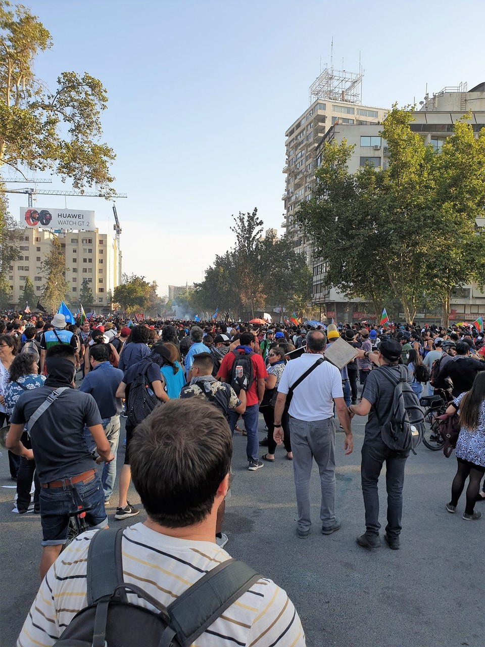 Chile - Santiago - ooops walked into the protests again