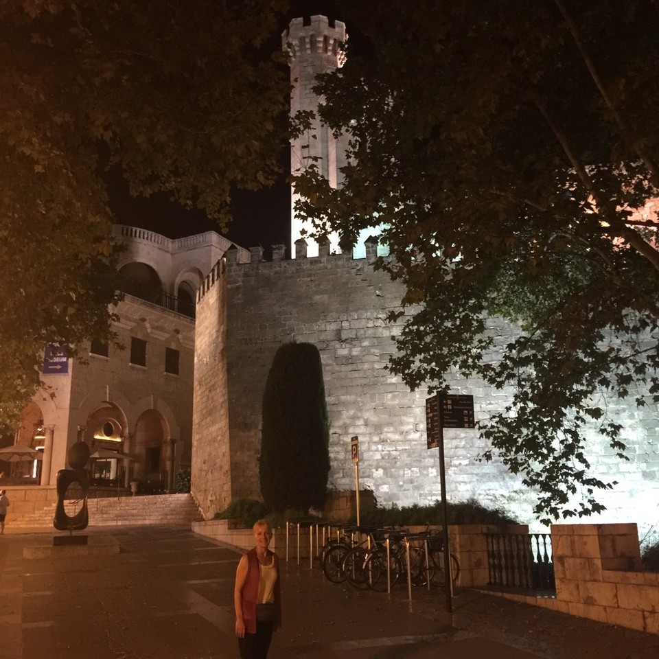  - Spain, Palma de Mallorca - The Majorca old city wall. 