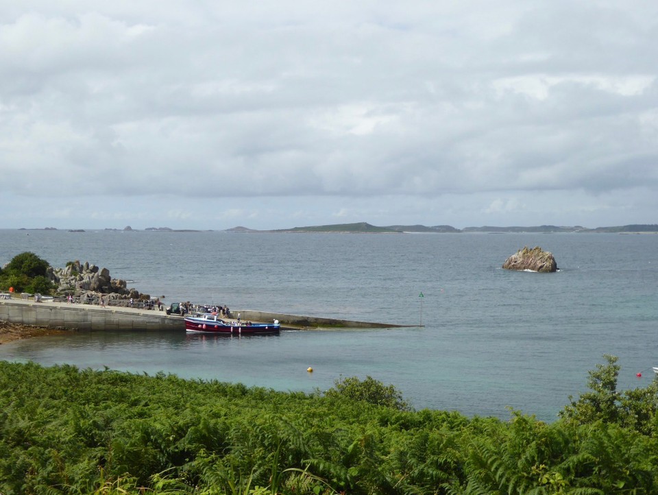 United Kingdom - Isles Of Scilly - The ferry quay in Porth Conger. With the wind in a different direction, this would be a better anchorage, but in south or westerly winds The Cove is considered to be very good shelter.