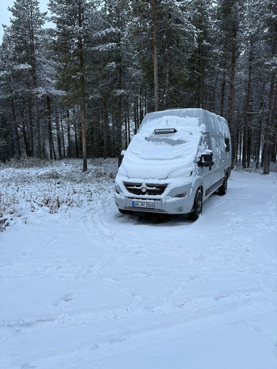 Schweden - Kiruna - Hurra, der Winter ist da 