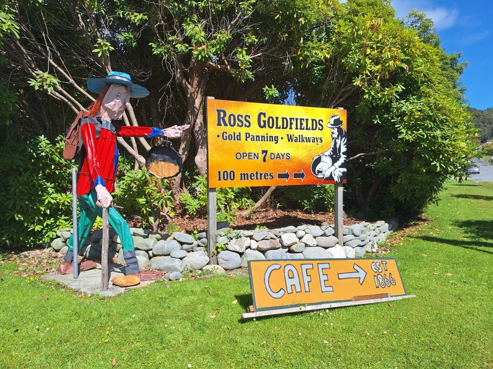 Neuseeland - Ross - Goldfieber vergangener Zeiten