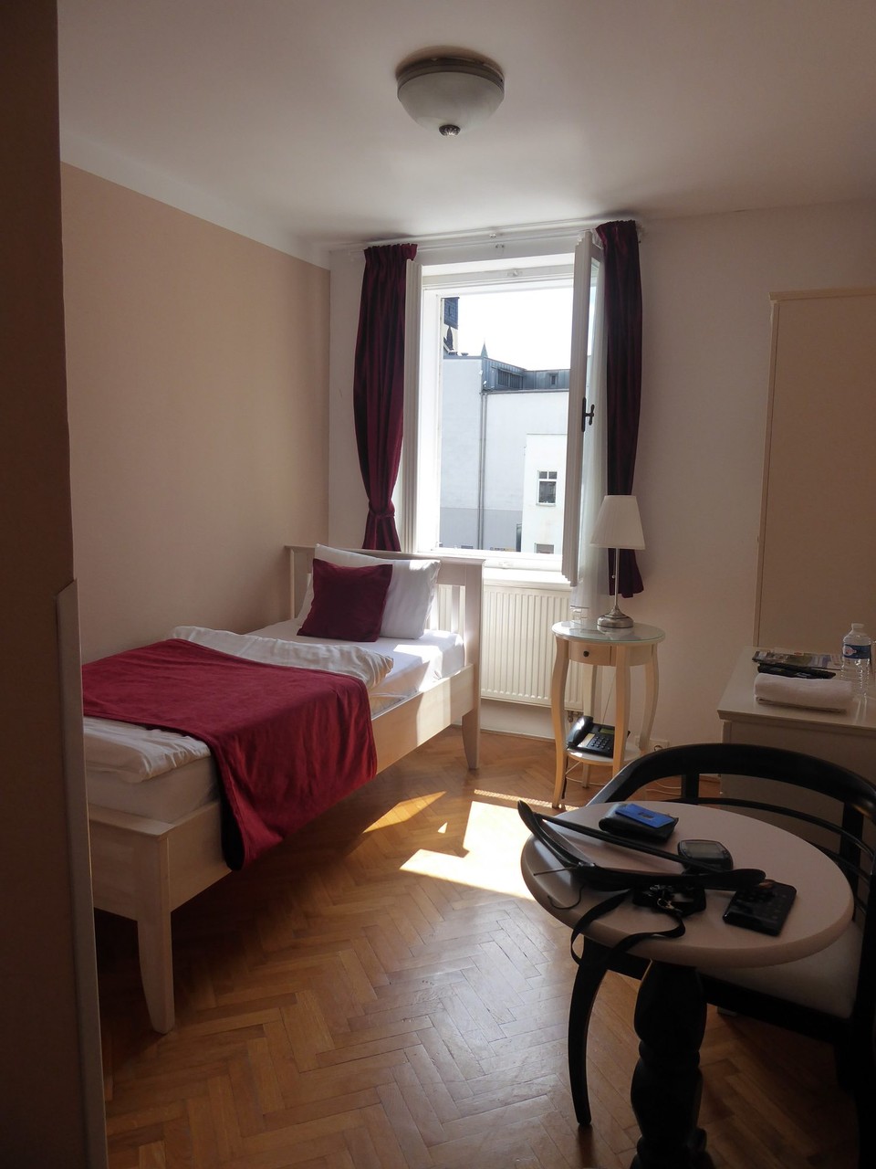 Tschechien - Ústí nad Labem - Mit dem Hotel habe ich wieder viel Glück. Brauereigasthof, das Zimmer sehr gemütlich.
