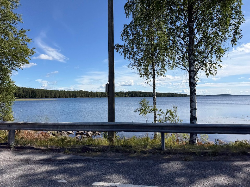 Finnland - Kempele - Blick aus dem Autofenstet